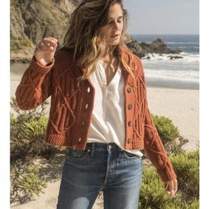 NWOT, Outerknown vintage style cardigan. Size S.